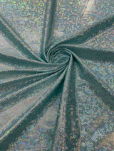 Shattered Glass Foil Spandex Fabric - Reflective Shattered Glass Print, 58" Width (1 Yard)