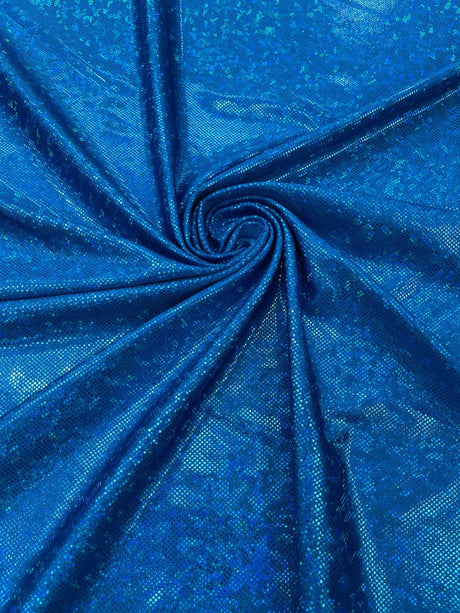 Shattered Glass Foil Spandex Fabric - Reflective Shattered Glass Print, 58" Width (1 Yard)