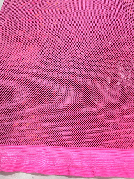 Shattered Glass Foil Spandex Fabric - Reflective Shattered Glass Print, 58" Width (1 Yard)