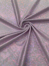 Shattered Glass Foil Spandex Fabric - Reflective Shattered Glass Print, 58" Width (1 Yard)
