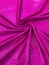 Shattered Glass Foil Spandex Fabric - Reflective Shattered Glass Print, 58" Width (1 Yard)