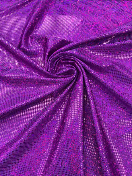 Shattered Glass Foil Spandex Fabric - Reflective Shattered Glass Print, 58" Width (1 Yard)