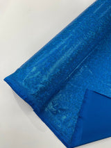 Shattered Glass Foil Spandex Fabric - Reflective Shattered Glass Print, 58" Width (1 Yard)