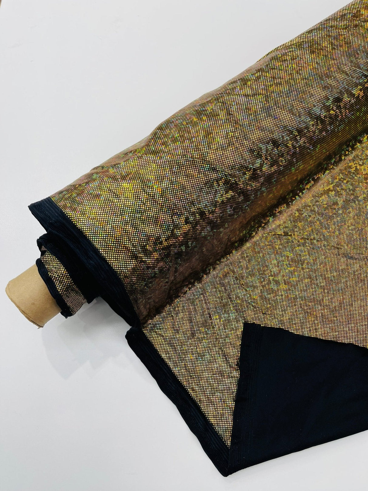 Shattered Glass Foil Spandex Fabric - Reflective Shattered Glass Print, 58" Width (1 Yard)