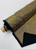 Shattered Glass Foil Spandex Fabric - Reflective Shattered Glass Print, 58" Width (1 Yard)