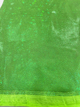 Shattered Glass Foil Spandex Fabric - Reflective Shattered Glass Print, 58" Width (1 Yard)