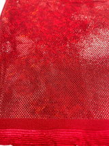 Shattered Glass Foil Spandex Fabric - Reflective Shattered Glass Print, 58" Width (1 Yard)