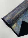 Shattered Glass Foil Spandex Fabric - Reflective Shattered Glass Print, 58" Width (1 Yard)