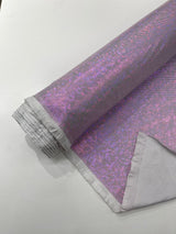 Shattered Glass Foil Spandex Fabric - Reflective Shattered Glass Print, 58" Width (1 Yard)