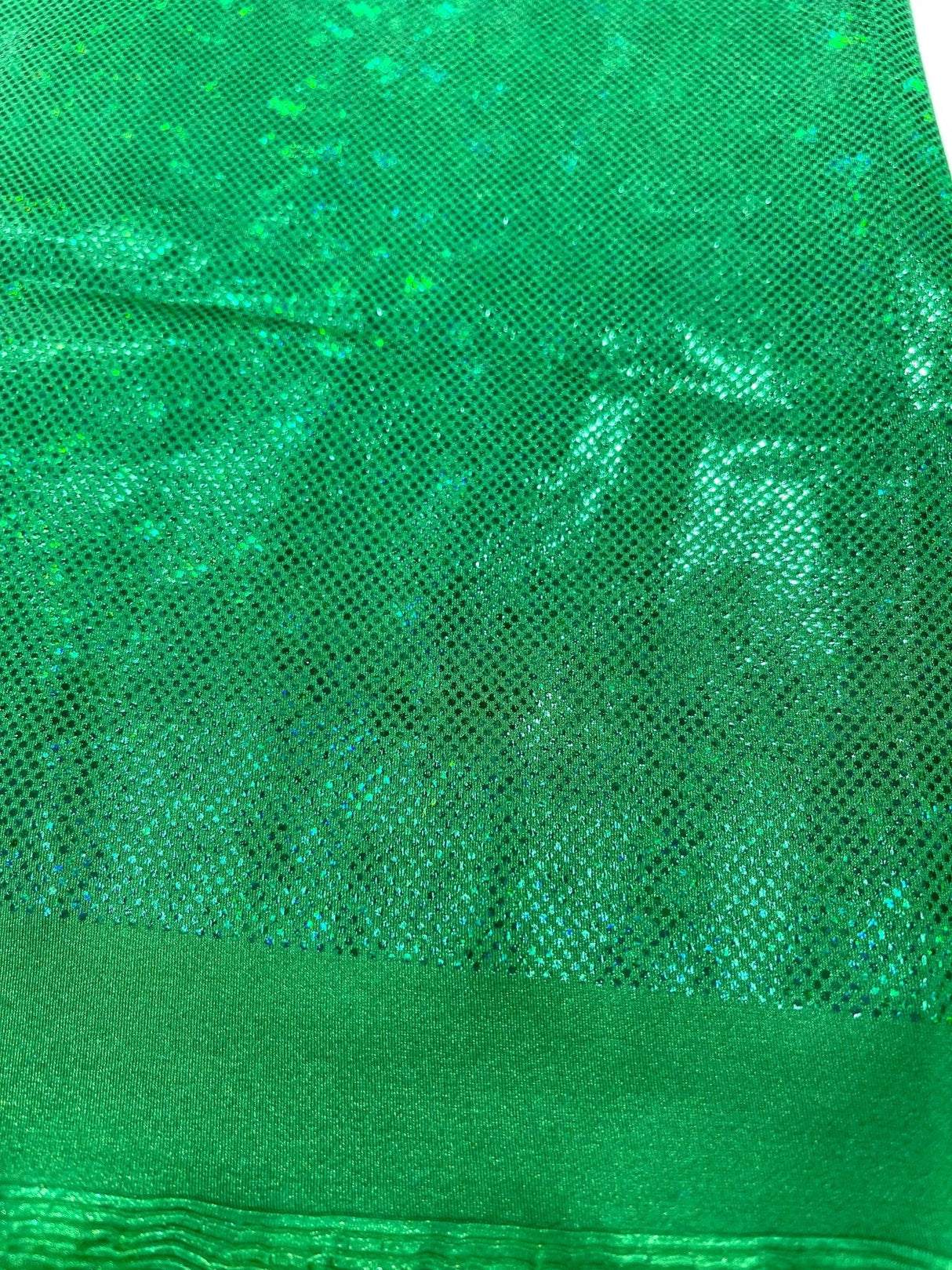 Shattered Glass Foil Spandex Fabric - Reflective Shattered Glass Print, 58" Width (1 Yard)