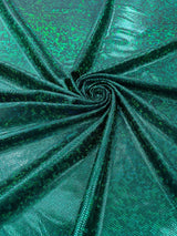 Shattered Glass Foil Spandex Fabric - Reflective Shattered Glass Print, 58" Width (1 Yard)