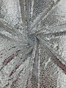 Foil Leopard Print Nylon Spandex Fabric - Metallic Leopard Print, 58-60" Width (1 Yard)