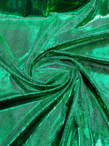 Foil Snake Stretch Velvet Fabric - Iridescent Snake Print, 58" Width (1 Yard)
