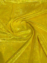 Foil Snake Stretch Velvet Fabric - Iridescent Snake Print, 58" Width (1 Yard)