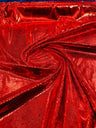 Foil Snake Stretch Velvet Fabric - Iridescent Snake Print, 58" Width (1 Yard)