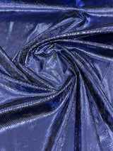 Foil Snake Stretch Velvet Fabric - Iridescent Snake Print, 58" Width (1 Yard)