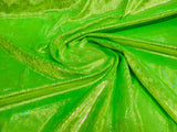 Foil Snake Stretch Velvet Fabric - Iridescent Snake Print, 58" Width (1 Yard)