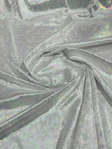 Foil Snake Stretch Velvet Fabric - Iridescent Snake Print, 58" Width (1 Yard)