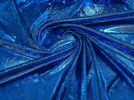 Foil Snake Stretch Velvet Fabric - Iridescent Snake Print, 58" Width (1 Yard)