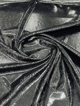 Foil Snake Stretch Velvet Fabric - Iridescent Snake Print, 58" Width (1 Yard)
