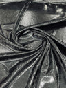 Foil Snake Stretch Velvet Fabric - Iridescent Snake Print, 58" Width (1 Yard)
