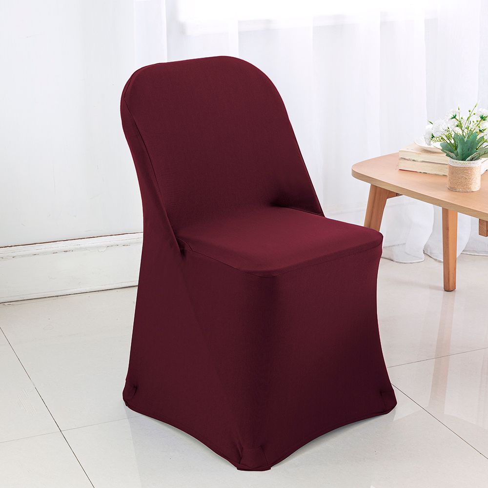 Spandex Folding Chair Cover Burgundy