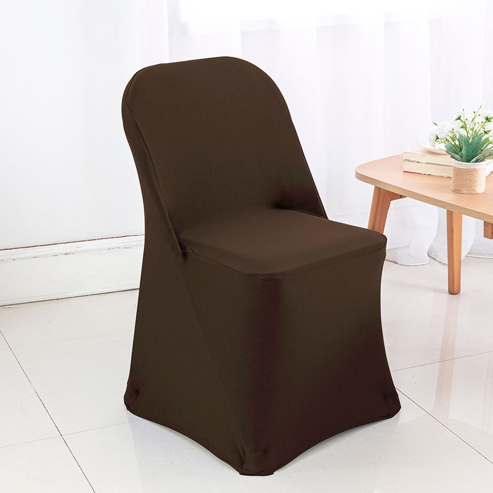 Spandex Folding Chair Cover Chocolate