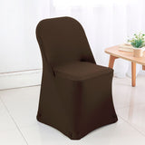Spandex Folding Chair Cover Chocolate