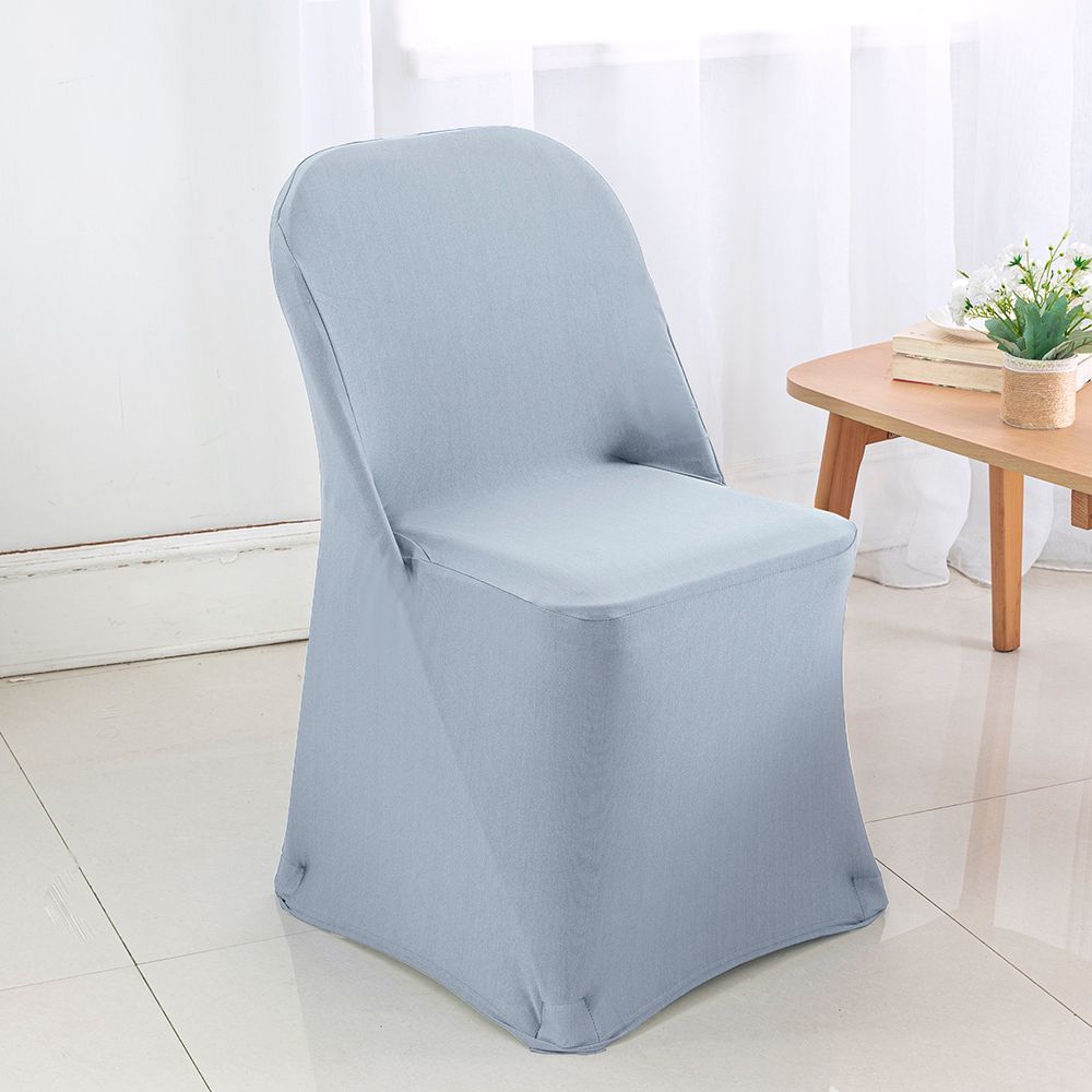 Spandex Folding Chair Cover Dusty Blue