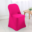 Spandex Folding Chair Cover Fuchsia