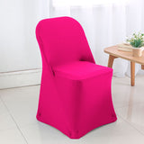 Spandex Folding Chair Cover Fuchsia