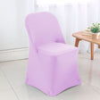 Spandex Chair Cover Folding Lavender