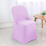 Spandex Chair Cover Folding Lavender