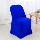 Spandex Folding Chair Cover Royal Blue