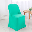 Spandex Chair Cover Folding Chair Tiff Blue/Aqua Blue
