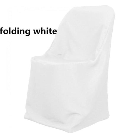 Polyester Folding Chair Cover - 100 Percent Polyester Fabric - Solid, 34" Chair Back, 21" Wide X 18" Tall, 19" Wide X 16" Length, 18" Tall From Ground (By Piece)