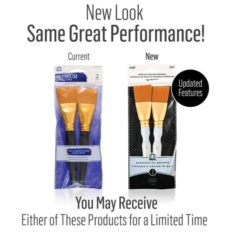FolkArt Basecoating Brush Set (2 per Set)