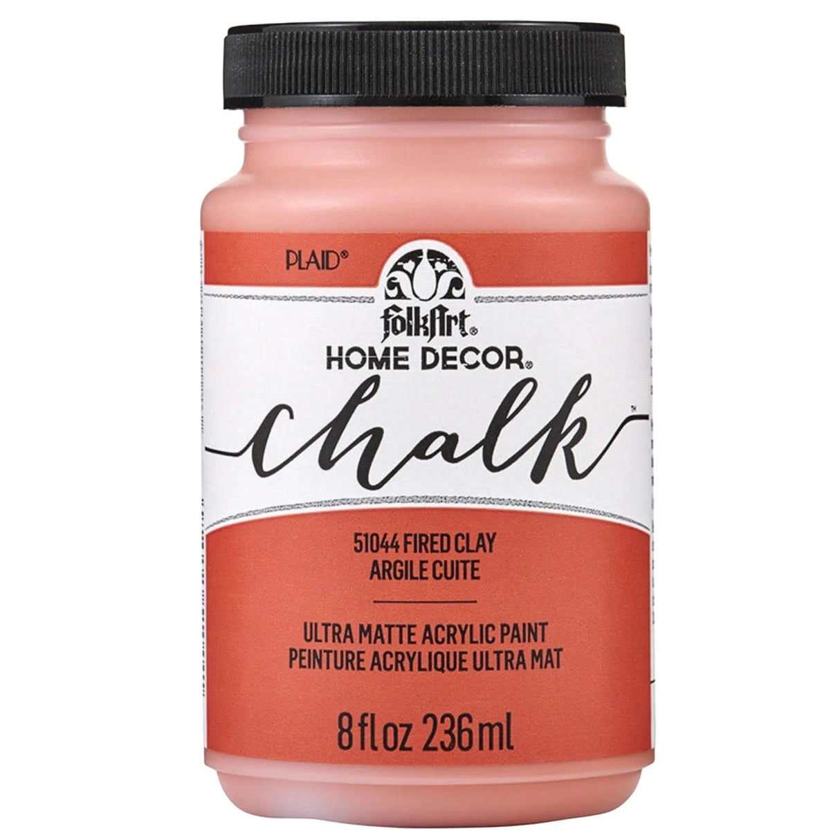 FolkArt Chalk Acrylic Paint - Fired Clay (8 oz Bottle)