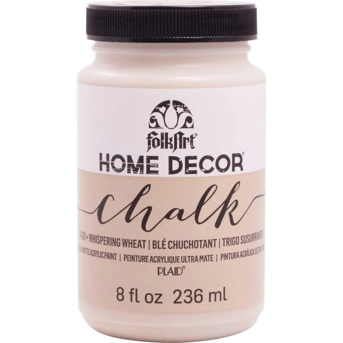 FolkArt Chalk Acrylic Paint - Whispering Wheat (8 oz Bottle)
