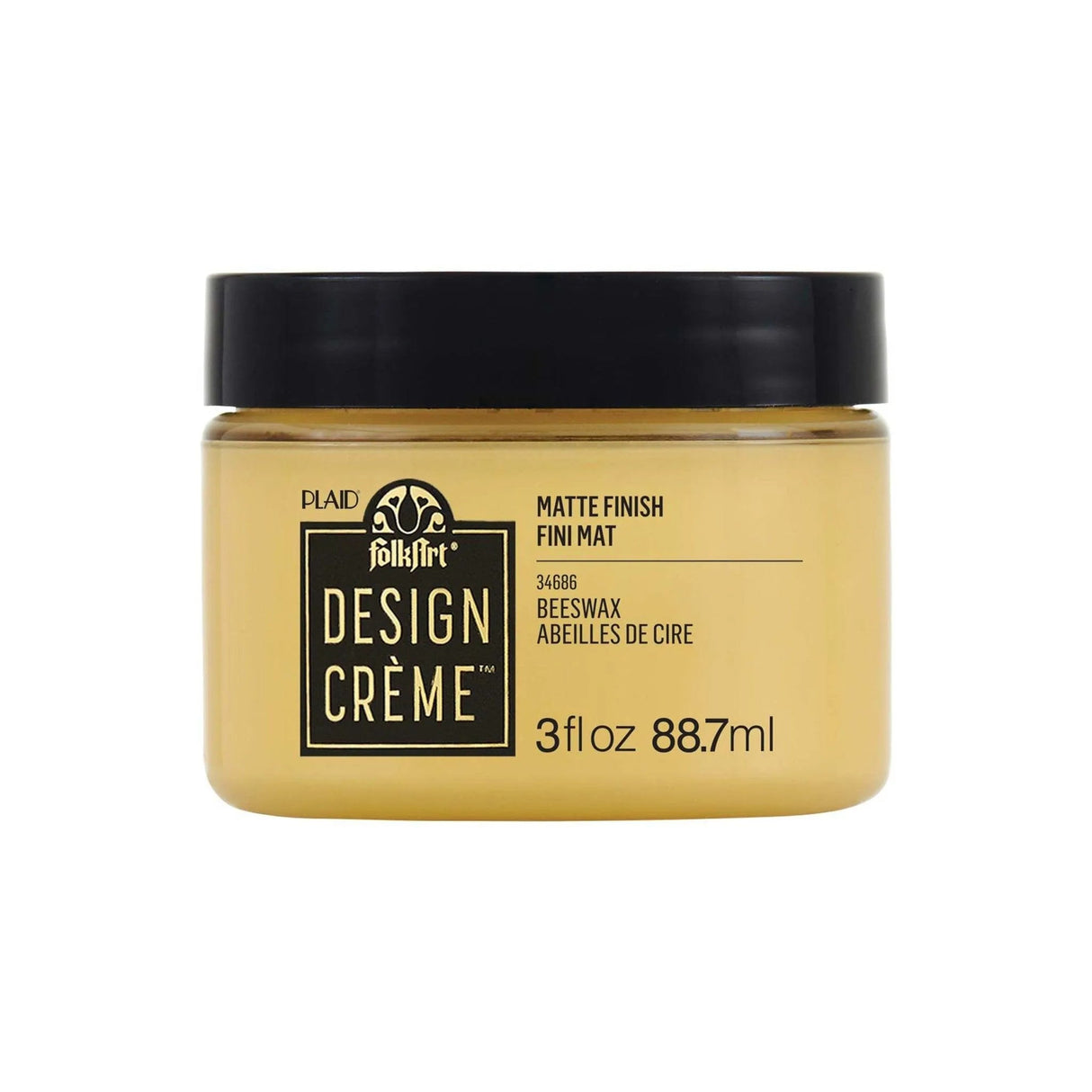 FolkArt Creme Acrylic Paint - Beeswax (3 oz Jar)