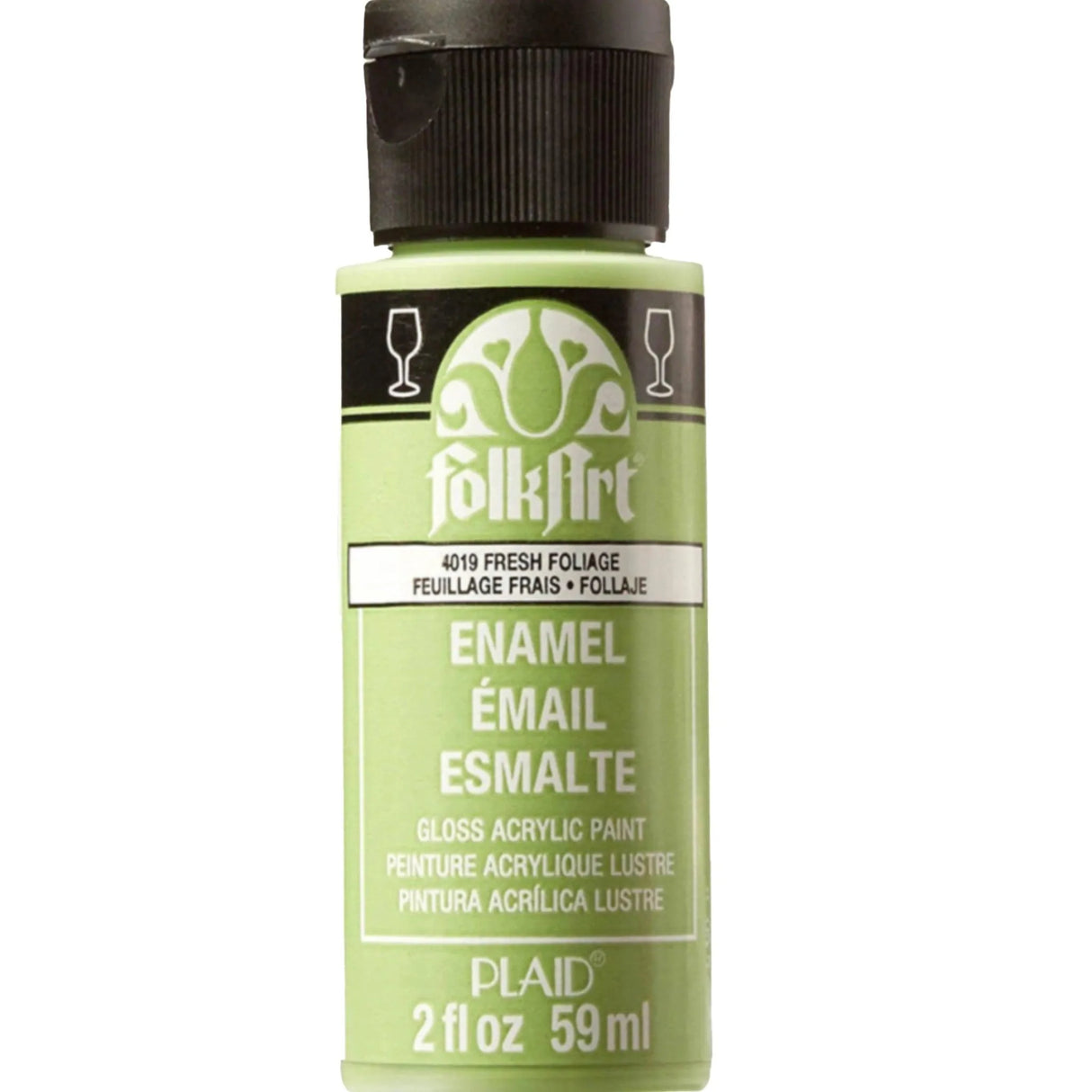 FolkArt Enamel Paint - Fresh Foliage (2 oz Bottle)
