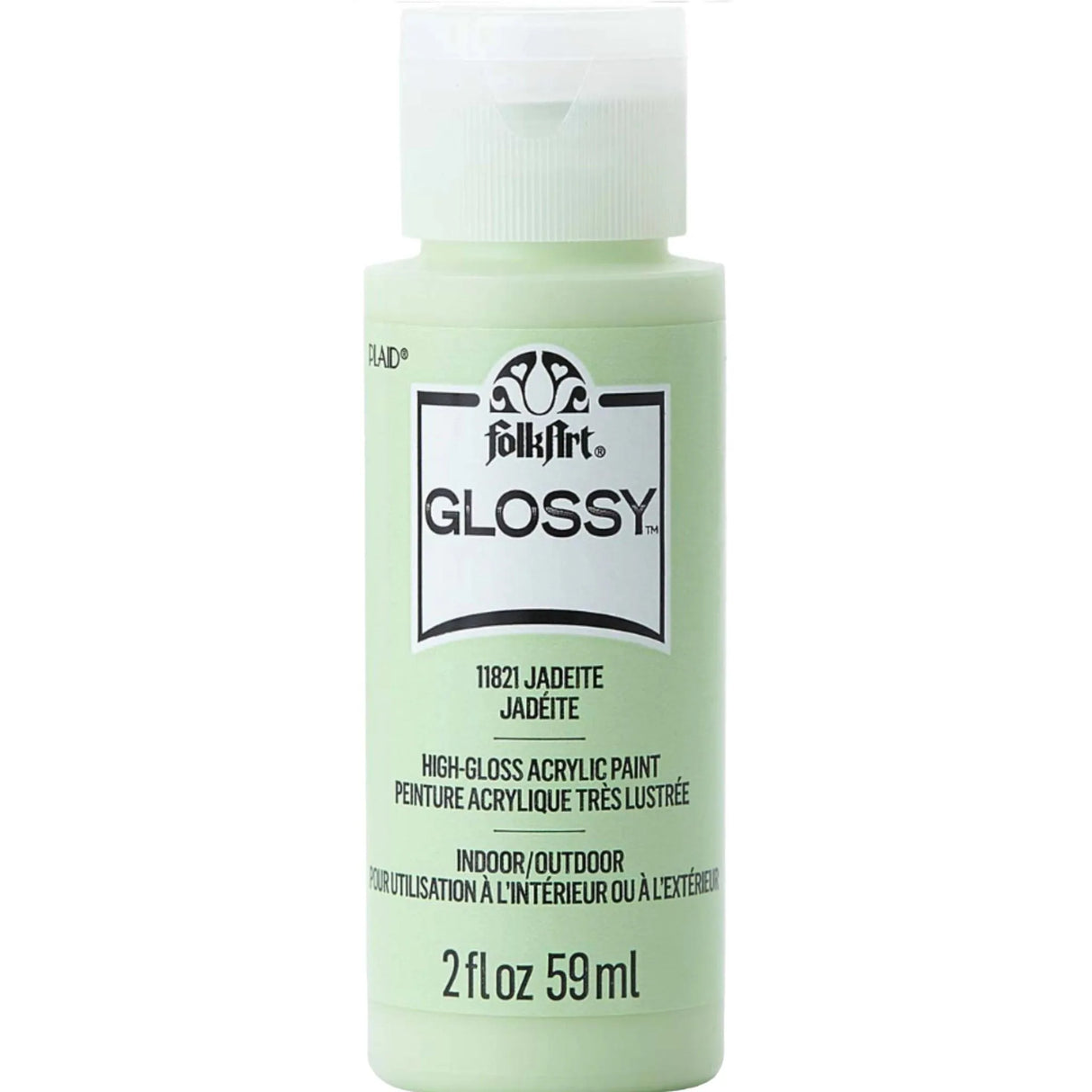 FolkArt Glossy Acrylic Paint - Jadeite (2 oz Bottle)
