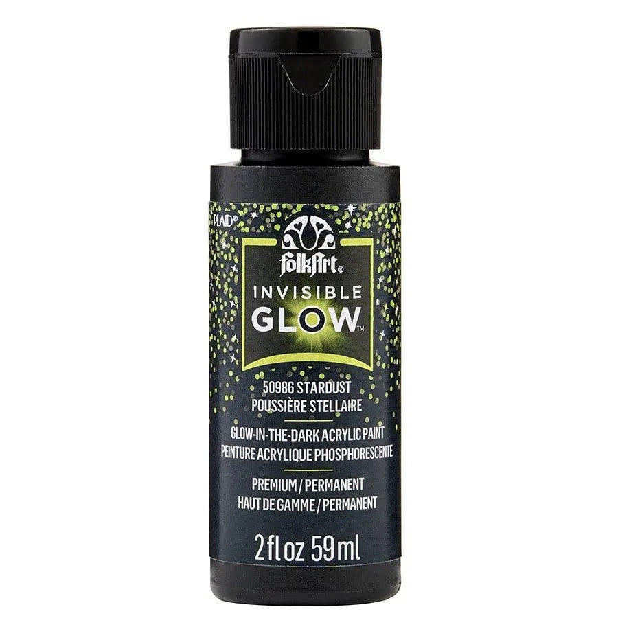 FolkArt Glow In Dark Acrylic Paint - Invisible Star (2 oz Bottle)