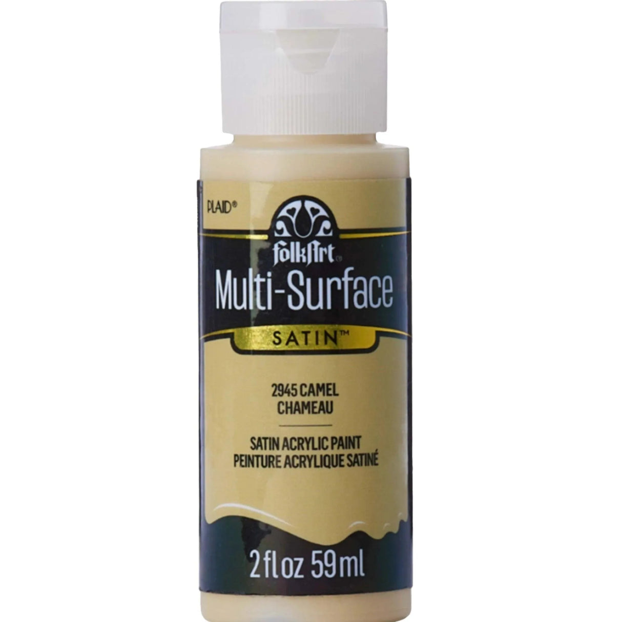 FolkArt Multi-Surface Acrylic Paint - Camel (2 oz Bottle)