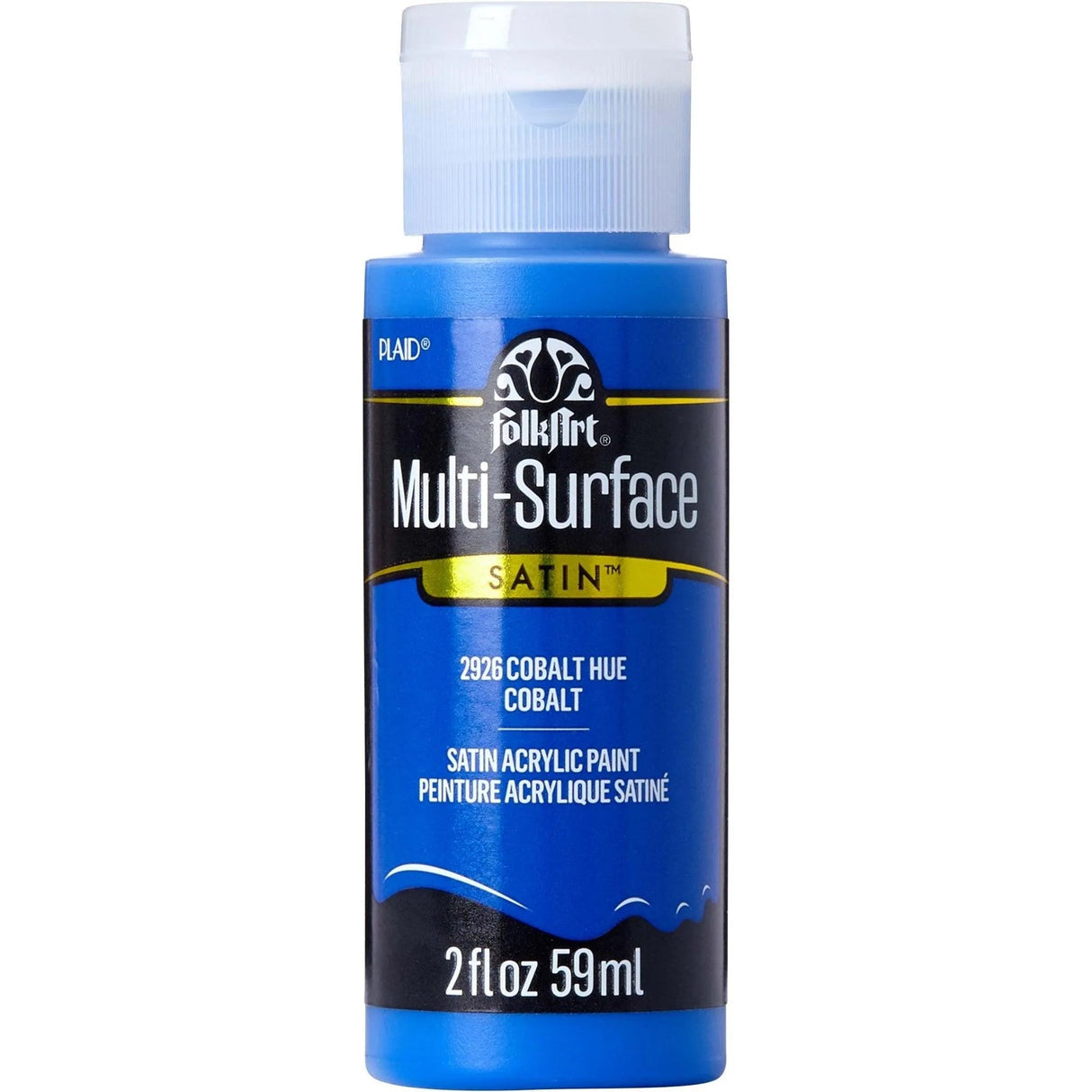 FolkArt Multi-Surface Acrylic Paint - Cobalt Hue (2 oz Bottle)