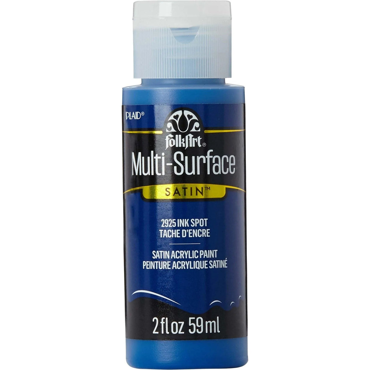 FolkArt Multi-Surface Acrylic Paint - Ink Spot (2 oz Bottle)