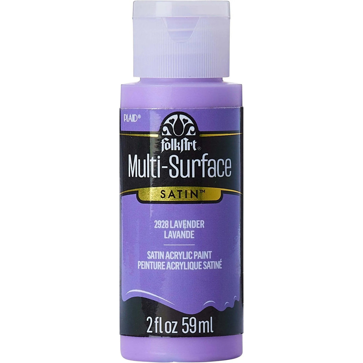 FolkArt Multi-Surface Acrylic Paint - Lavender (2 oz Bottle)