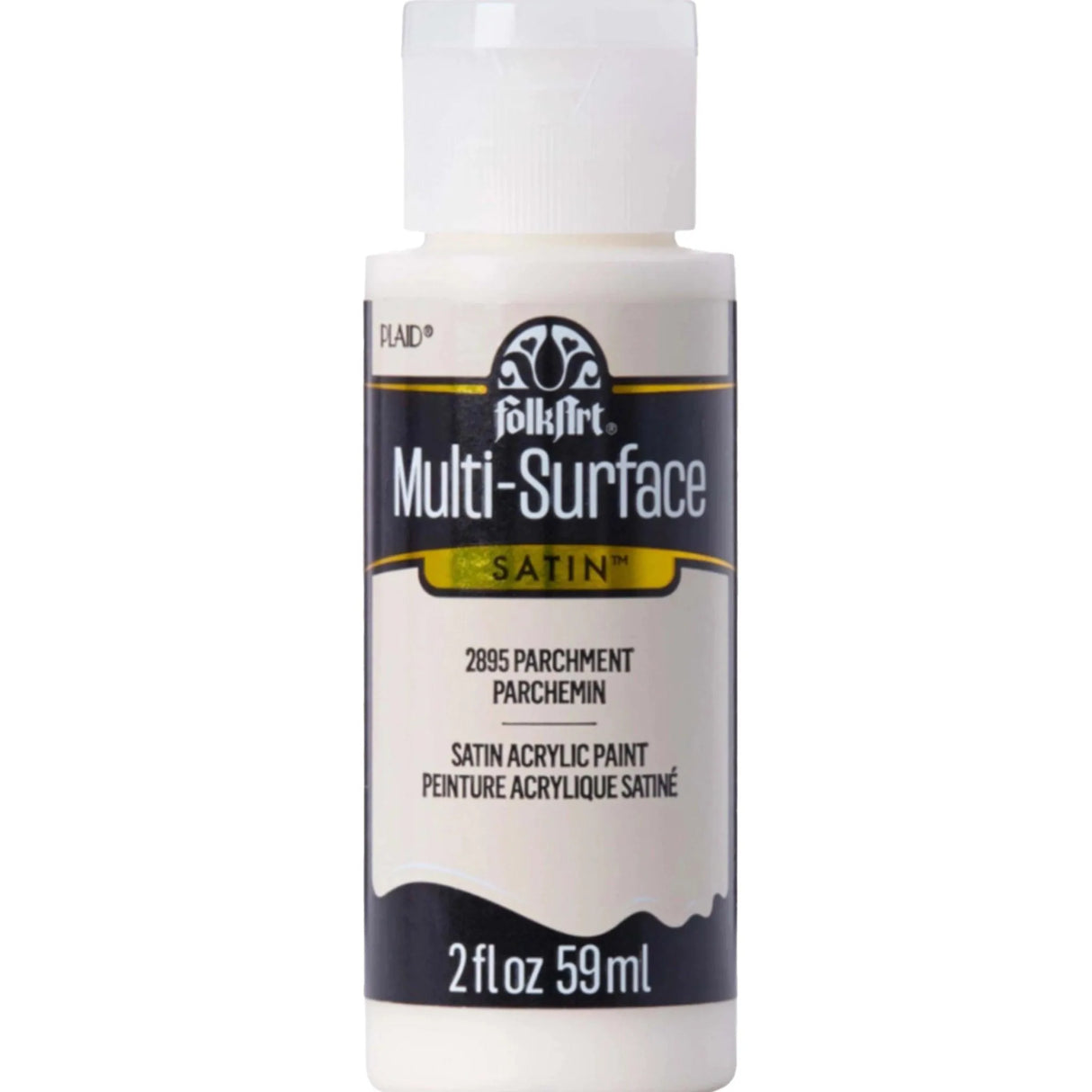 FolkArt Multi-Surface Acrylic Paint - Parchment (2 oz Bottle)