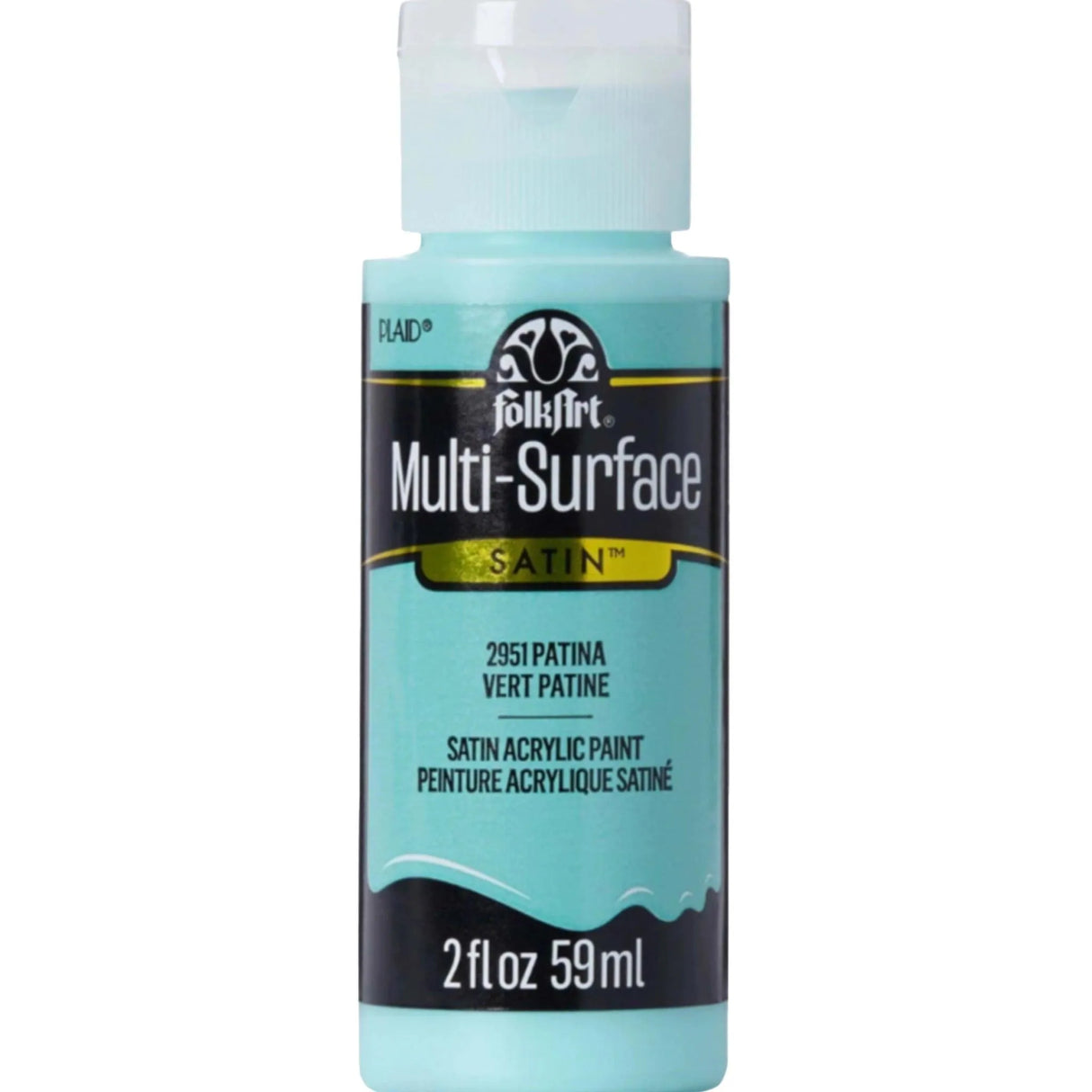 FolkArt Multi-Surface Acrylic Paint - Patina (2 oz Bottle)