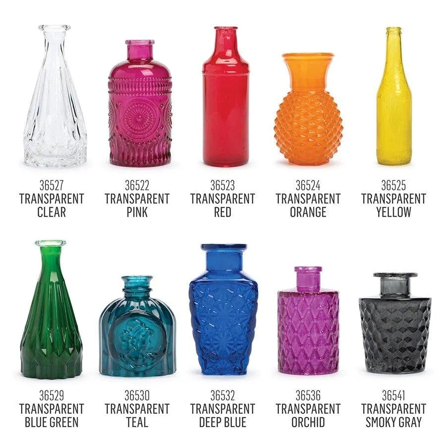 FolkArt Murano Glass Paint & Brush Set (10 Bottles 2 oz & 5 Brushes)